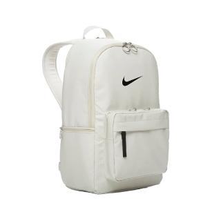 【NIKE 耐吉】後背包 Heritage Backpack 象牙白 黑 15吋 雙肩背 筆電包 背包(DN3592-072)