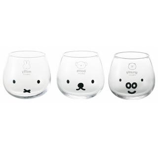【Miffy】日本製 Miffy造型玻璃杯 任選2款(Miffy / Boris / Grunty)