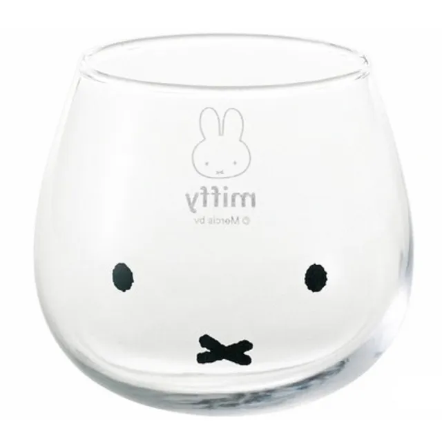 【Miffy】日本製 Miffy造型玻璃杯_任選2款(Miffy / Boris / Grunty)