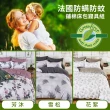 【LooCa】防蹣防蚊床包鋪棉四件式寢具組(★1+1任選-雙人/加大均一價)