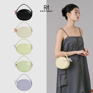 【ROBINMAY】粉餅斜揹包(雙12/拉鍊封口/多色任選)