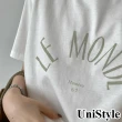 【UniStyle】短袖休閒T恤 韓版LEM字母印花上衣 女 UP1632(白)