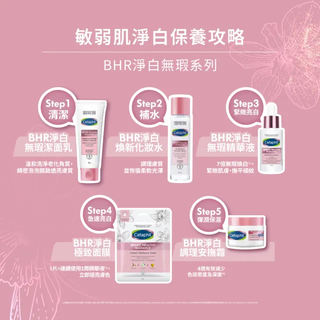 【Cetaphil 舒特膚】官方直營 BHR淨白煥新化妝水 150ml*2入(淡斑美白/緊緻抗老/保濕亮白/暗沉蠟黃)