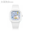 【SANRIO 三麗鷗】大耳狗美樂蒂凱蒂貓方形防水夜光石英錶(兒童 學生 手錶)