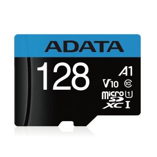 【ADATA 威剛】128G Premier microSDXC/SDHC UHS-I Class10 A1 V10 記憶卡(原廠終生有限保固)