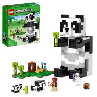 【LEGO 樂高】Minecraft 21245 The Panda Haven(當個創世神 熊貓屋 麥塊 禮物)