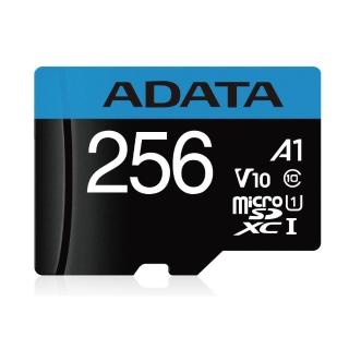 【ADATA 威剛】256GB Premier microSDXC/SDHC UHS-I Class10 A1 V10 記憶卡(原廠終生有限保固)