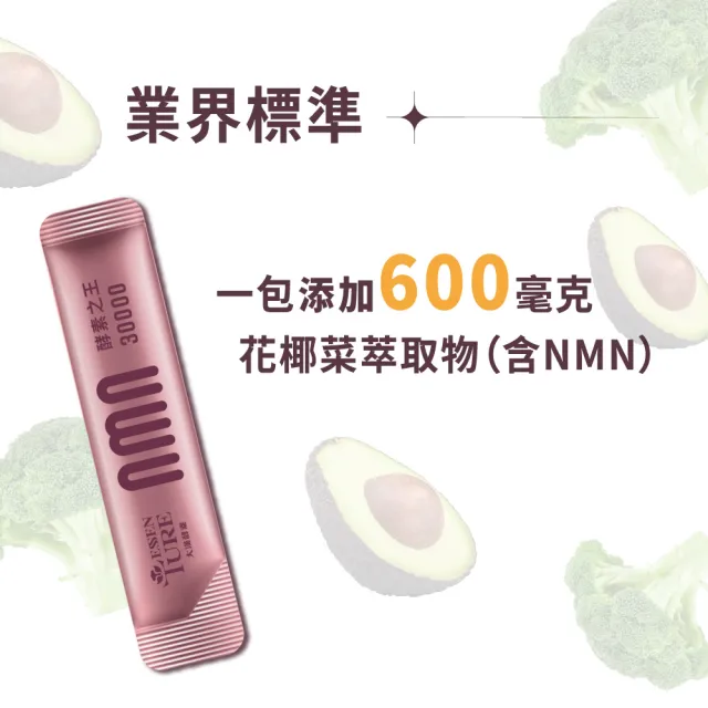 【大漢酵素】NMN酵素之王30000(2.5gx50包/1盒、侯佩岑代言推薦)