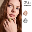 【FOSSIL 官方旗艦館】Raquel手錶戒指系列 不鏽鋼鍊帶 14MM(多色可選)