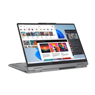 【Lenovo】14吋Core 5輕薄筆電(IdeaPad 5 2-in-1 83DT002ATW/Core 5 120U/16G/512G SSD/W11/灰)