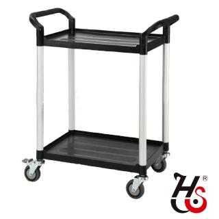 【HS華塑】MIT臺灣製 707二層餐車手推車 HS-707E 手推車 工具車 餐車(2入優惠組)