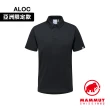 【Mammut 長毛象】Active Polo Shirt AF Men 針織Polo短袖衫 男款 黑色 #1017-03830