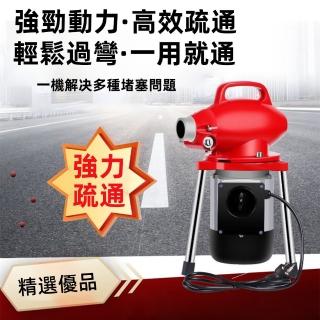 【大力匯通】通下水道疏通神器廚房廁所馬桶電動管道疏通機(轉速高/動力足/低噪音)