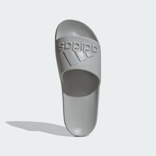 【adidas 愛迪達】ADILETTE AQUA 灰 男女 拖鞋 防水 休閒 運動(IF6068 ∞)