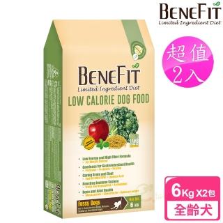 【BENEFIT 斑尼菲】2包超值組 體態犬 6kg 羊肉糙米配方(全齡犬 狗飼料 寵物飼料)