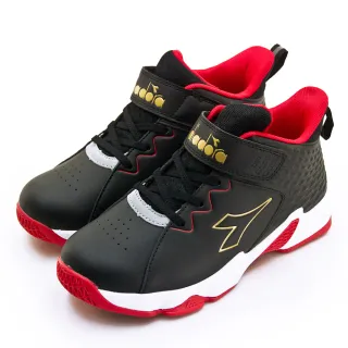 【DIADORA】大童 迪亞多那 22.5cm-25cm超寬楦避震籃球鞋 STABLE系列(黑紅 11117)