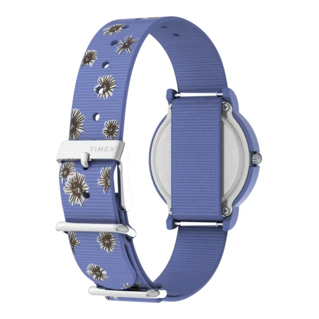 【TIMEX】Timex x Peanuts  34毫米春季花園手錶 藍 TXTW2W33500