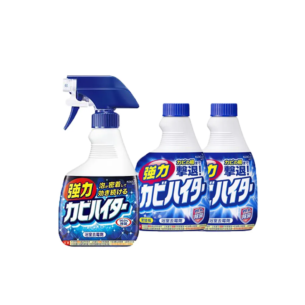 【魔術靈】浴室清潔劑去霉劑400ml(1噴槍瓶+2補充瓶)
