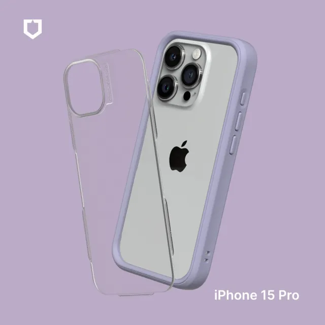 【Apple】S+級福利品 iPhone 15 Pro 512G(6.1吋)犀牛盾殼組