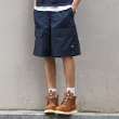 【Dickies】男款深海軍藍純棉寬版多口袋工裝短褲｜DK013096DNX