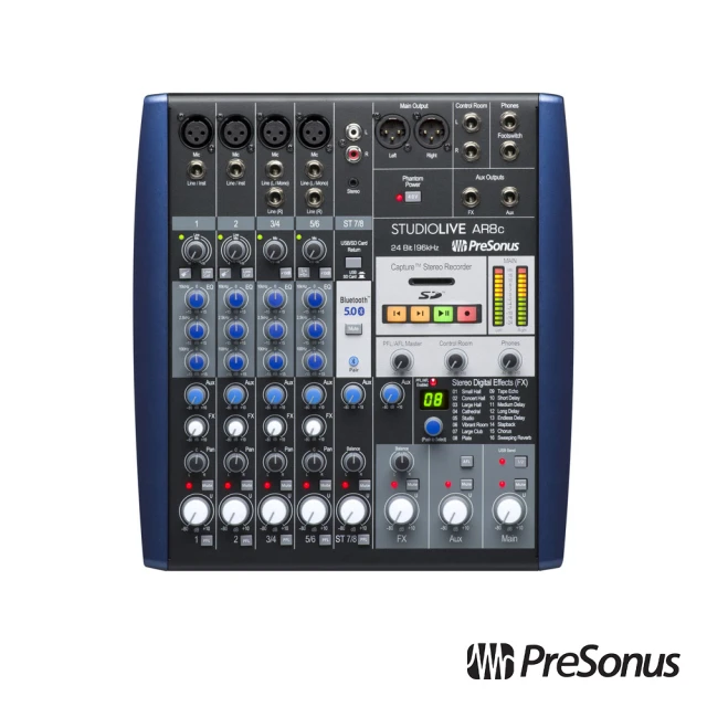 PresonusPresonus StudioLive AR8c 8軌數位混音器(公司貨)