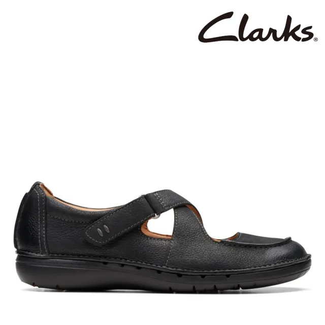 【Clarks】女鞋 Un Loop Strap 交叉帶魔鬼氈設計休閒鞋(CLF74970C)