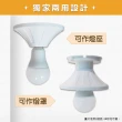 【E極亮】E27陶瓷燈頭 珍珠吸頂燈具  2入組(引掛燈座 兩用 台灣製)