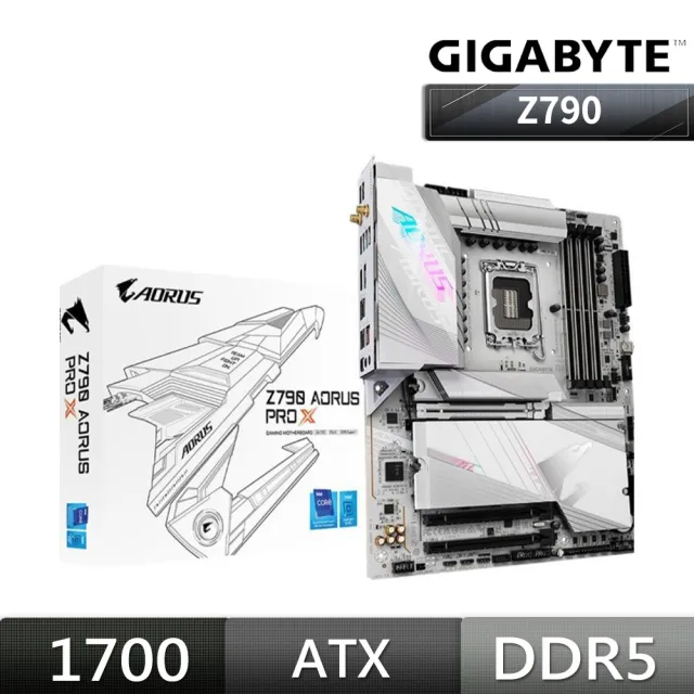 【GIGABYTE 技嘉】技嘉 Z790 AORUS PRO X +技嘉 GP-UD1000GM PG5 2.0 1000W 電源供應器(組合11-1)