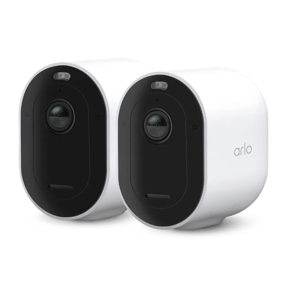 兩鏡頭組【NETGEAR】Arlo Pro 5 2K雙頻無線雲端戶外防水WiFi網路攝影機/監視器  VMC4260P