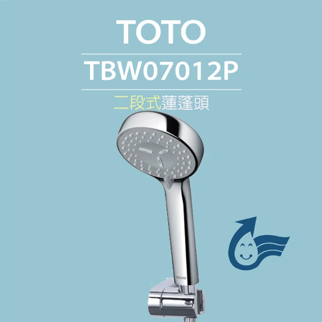 【TOTO】二段式蓮蓬頭TBW07012P(舒膚模式、活膚模式、普級省水)