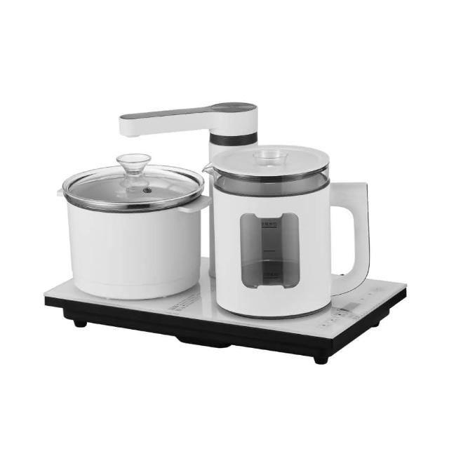 【SONGEN 松井】雙享泡自動補水品茗泡茶機/快煮壺/電水壺/茶具組(SG-1362)