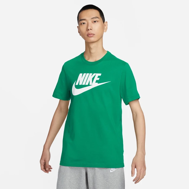 NIKE 耐吉 AS M NSW TEE ICON FUTURA 綠 上衣 男 短袖 LOGO短T(AR5005-365 ∞)