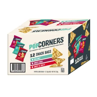 【Lay’s 樂事】POPCORNERS爆米花脆片組336gX2組(短尾矮袋鼠/零食/洋芋片)
