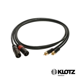 【KLOTZ】AL-RM RCA 線材 1.5米 直頭 - XLR(公司貨)