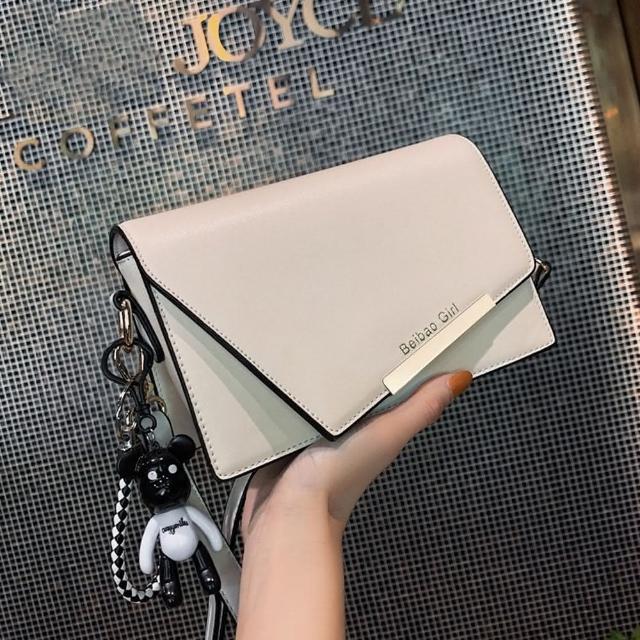 【巴黎精品】現貨+預購 側背包皮革肩背包托特包帆布包波士頓包隨身女包包(時尚簡約通勤小方包2色a1ev28)