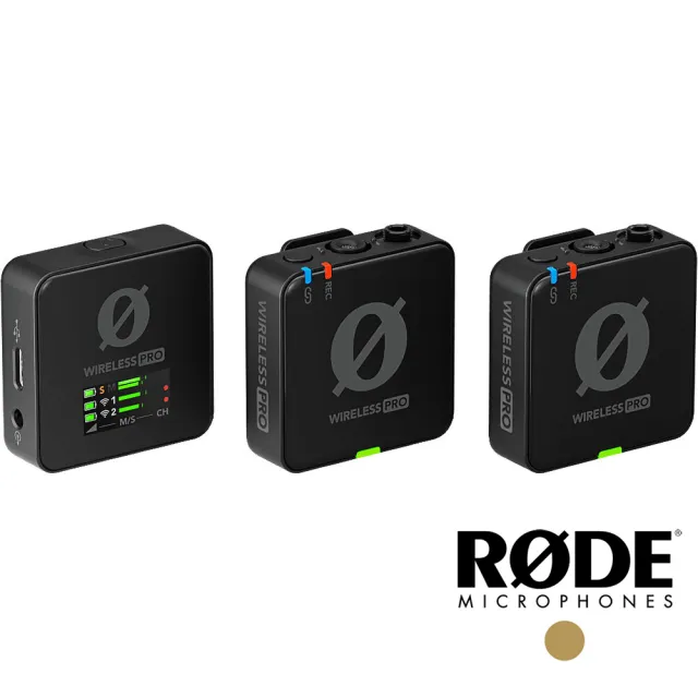 【RODE】羅德 Wireless Pro 一對二無線麥克風(公司貨 2.4GHz RDWIPRO 適用相機、手機)