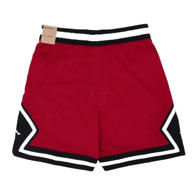 【NIKE 耐吉】短褲 Jordan Diamond Shorts 男款 紅 黑 速乾 透氣 籃球 運動 球褲 運動褲(DX1488-687)