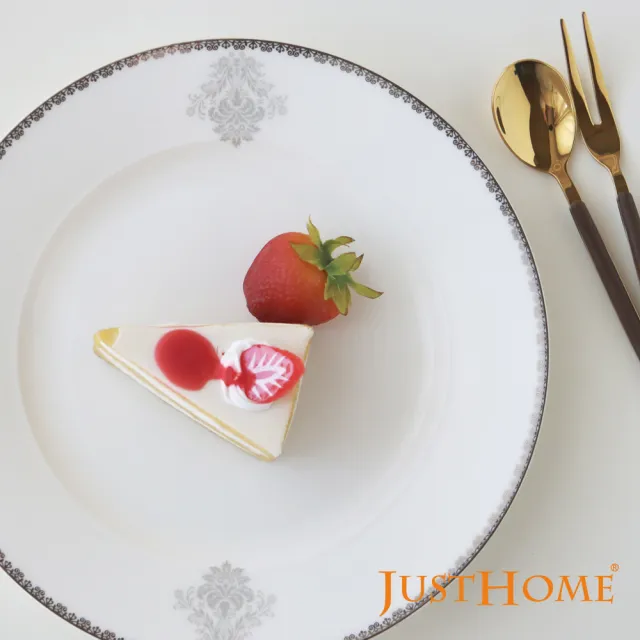 【Just Home】英式高級骨瓷雙層蛋糕盤架組/點心盤架/下午茶(附禮盒)