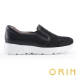【ORIN】璀璨燙鑽輕量舒適厚底休閒鞋(黑色)