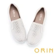 【ORIN】璀璨燙鑽輕量舒適厚底休閒鞋(米色)
