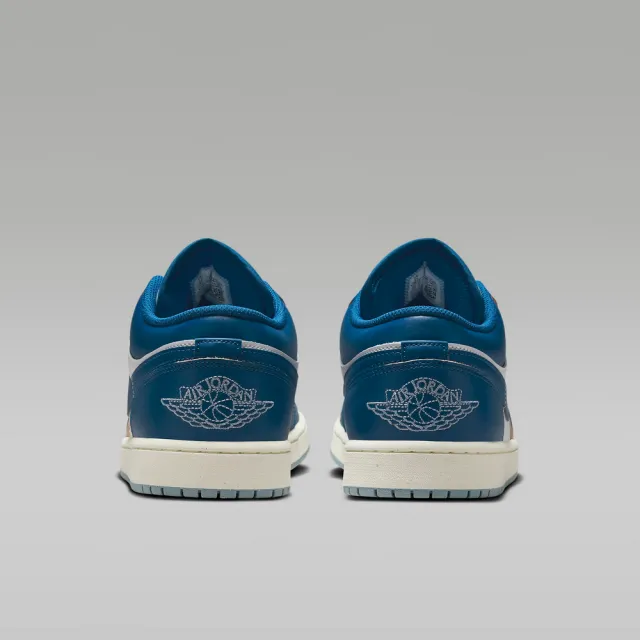 【NIKE 耐吉】運動鞋 休閒鞋 男鞋 AIR JORDAN 1 LOW SE Industrial Blue 白 藍 AJ1 喬丹(FN5214141)