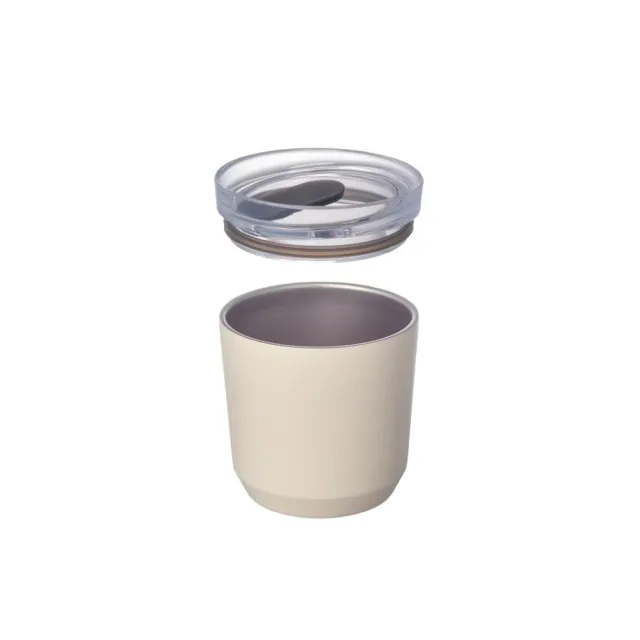 【Kinto】TO GO TUMBLER保溫隨行杯240ml（栓蓋版）-不鏽鋼