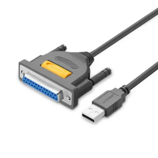 【綠聯】1.8M USB TO DB25 Parallel印表傳輸線/USB 轉 Printer Port 轉接器 25Pin