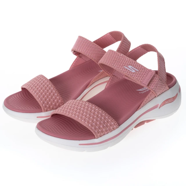 SKECHERS 女鞋 健走系列涼拖鞋 GO WALK ARCH FIT SANDAL(140264ROS)