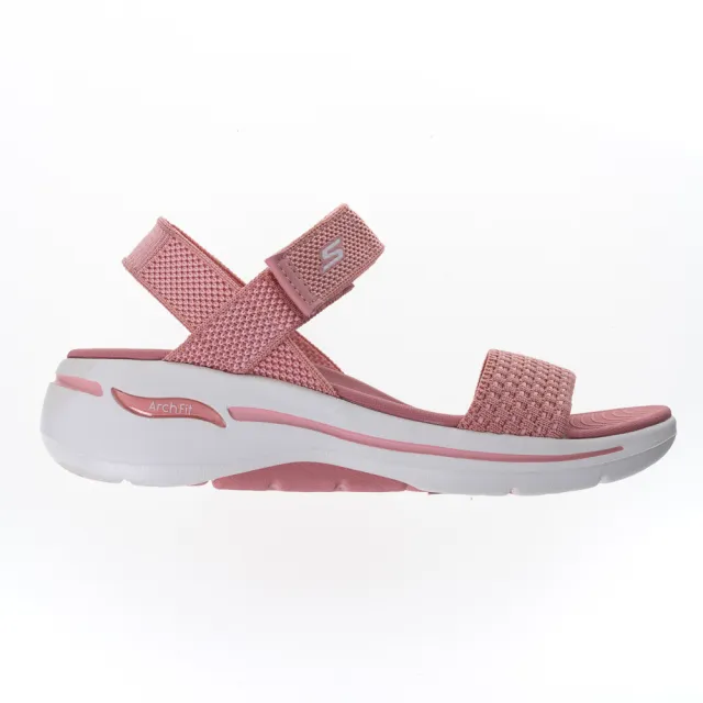 【SKECHERS】女鞋 健走系列涼拖鞋 GO WALK ARCH FIT SANDAL(140264ROS)