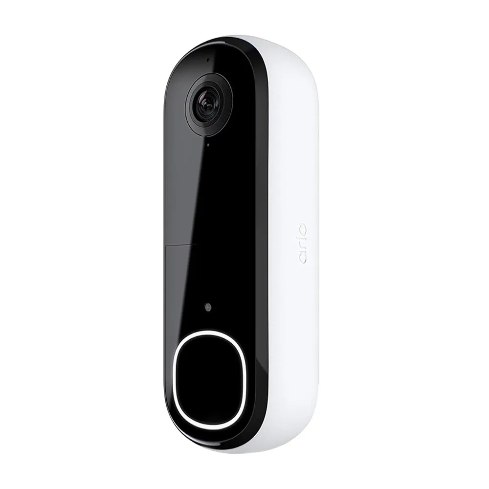 【NETGEAR】Arlo Essential 超廣角180度 雲端無線 WiFi 視訊門鈴 AVD4001(AI智慧辨識/防水防塵/手機觀看)