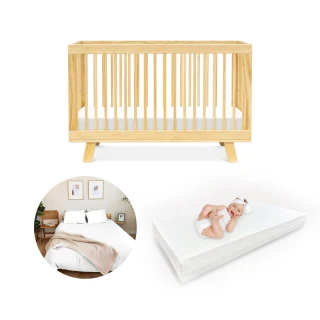 【babyletto】Hudson(三合一成長型嬰兒床+床墊超值組合)