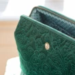【PIP STUDIO】買一送一★綠色絲絨夾層化妝包(大/包袋+質感化妝收納包)
