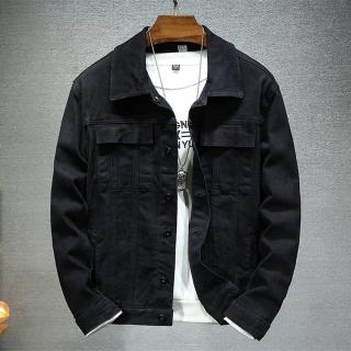 【巴黎精品】現貨+預購 牛仔背心丹寧夾克(簡約潮流修身男外套4色a1en10)