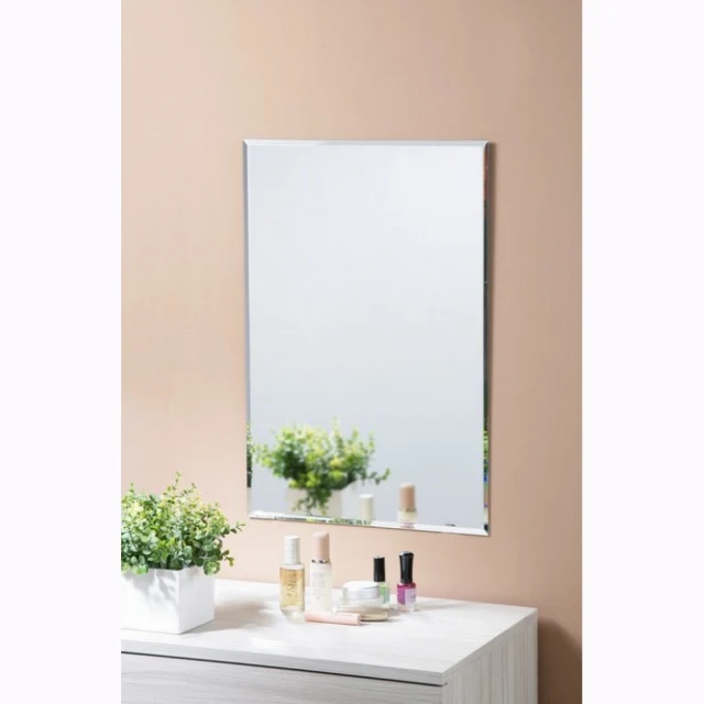HWS 無框斜邊壁鏡 掛鏡 裸鏡 貼鏡 全身鏡(30*60厚